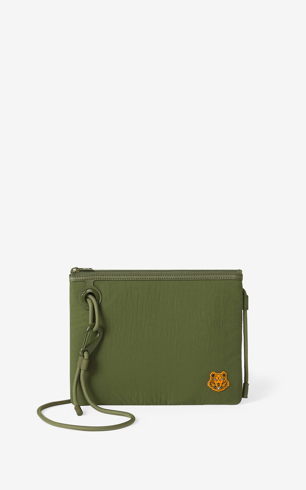 Kenzo Tiger Crest with strap Moška Pisemska Torbica Olive SI-0705062